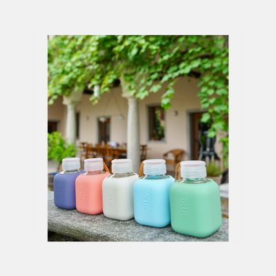 Squireme - Glass Silicon Bottle Blue