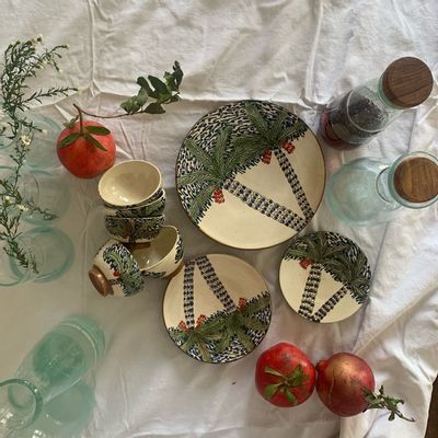 Céramique - DATTES DE PALME - Assiettes, bols et plats en palmier et dattier  - TAKECAIRE