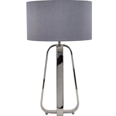 Table lamps - Victoria Nickel Table Lamp - RV ASTLEY LTD