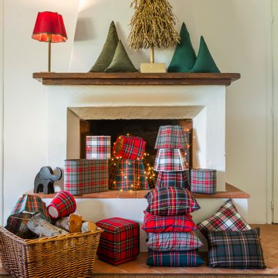 Christmas table settings - TARTAN COLLECTION - LA GALLINA MATTA