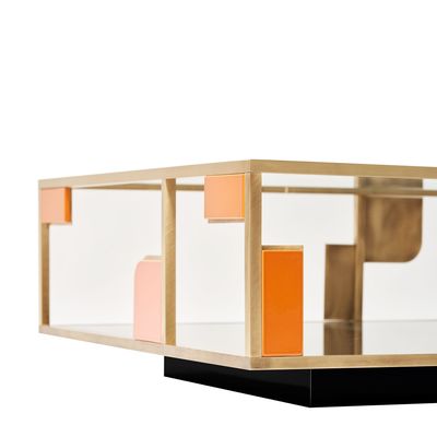 Tables basses - SUNSET - TABLE BASSE CARRÉE - MARIONI