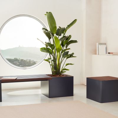 Flower pots - WOODGREEN benches - HOBBY FLOWER