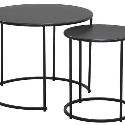 Tables basses - Metal nesting coffee tables - AUBRY GASPARD