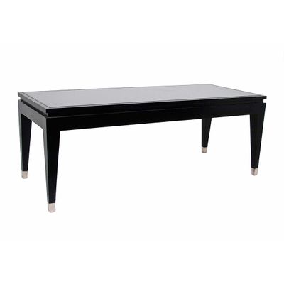 Tables basses - Table basse avec plateau en verre noir - RV ASTLEY LTD