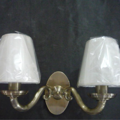 Wall lamps - Barchester Wall Lamp Brass - RV ASTLEY LTD