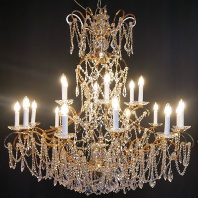 Hanging lights - chandelier, crystal chandelier, candlestick, crystal candlestick, cand - L'ARTIGIANO DEL LAMPADARIO