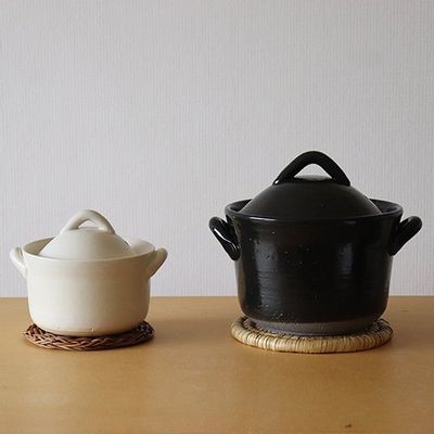 Plats et saladiers - Marmite à ragoût en céramique à couvercle du 4e marché, type profond - ONENESS