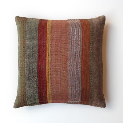 Fabric cushions - Multi stripe Green Cushion - ML FABRICS