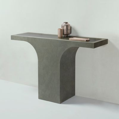 Console table - NOVARE LEATHER TABLES & CONSOLES - GIOBAGNARA