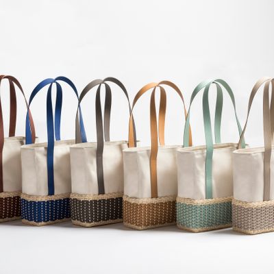 Sacs et cabas - TALAIS SACS EN CUIR ET ROTIN - PIGMENT FRANCE BY GIOBAGNARA