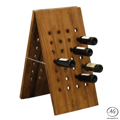 Wine accessories - Recycled wooden bottle rack - AUBRY GASPARD