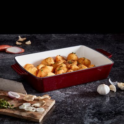 Stew pots - Barbary & Oak Foundry 39cm Cast Iron Roaster - RKW LTD - BARBARY & OAK