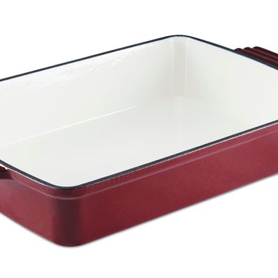 Stew pots - Barbary & Oak Foundry 39cm Cast Iron Roaster - RKW LTD - BARBARY & OAK