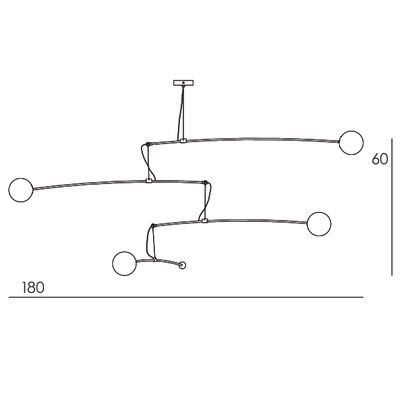 Decorative objects - Notos S suspension - GOBOLIGHTS
