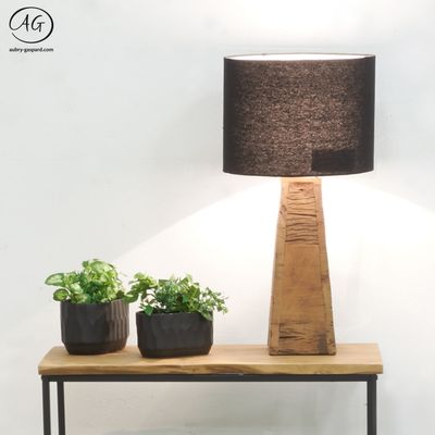Decorative objects - Lampe à poser en bois recyclé. - AUBRY GASPARD