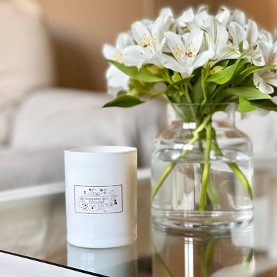 Decorative objects - Scented Candle White/Gold - Paris Collection - VEREMUNDO HOME