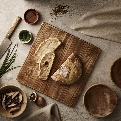 Ustensiles de cuisine - Planche à découper carrée en frêne Barbary & Oak Hoxton - RKW LTD - BARBARY & OAK