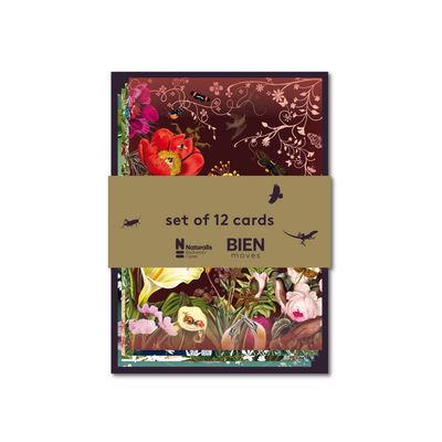 Carterie - Cartes postales (12) avec nature ou citations - BIEN MOVES