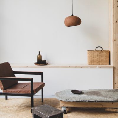 Suspensions - Pebble, made from recycled carton boxes - AY ILLUMINATE