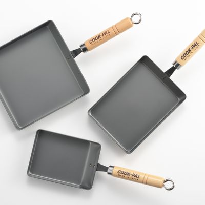 Kitchen utensils - Japanese rectangular steel pan - Egg Pan, for rolled omelettes/YOSHIKAWA - ABINGPLUS