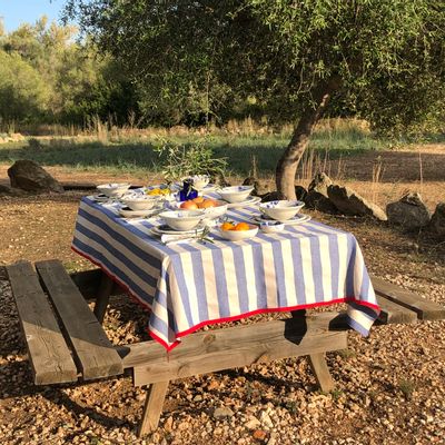 Table linen - Greek tablecloths Athina, Naxos, Paros - AUTHENTIQUE LIVING