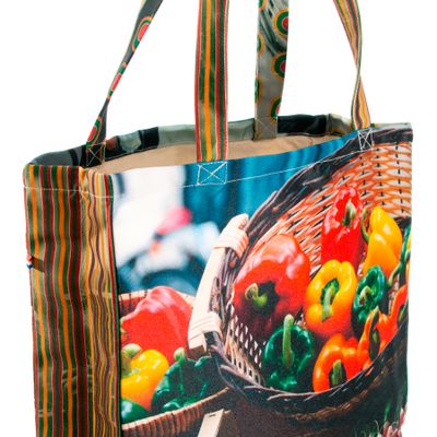 Sacs et cabas - Cabas du marché "Poivrons – Tomates" - MARON BOUILLIE