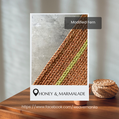 Contemporary carpets - Fern Honey & Marmalade Modified Rug - WEAVEMANILA