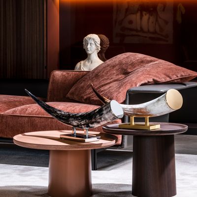 Sculptures, statuettes and miniatures - Sculpture | Natural Horn - ZANCHI 1952