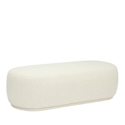 Bancs - Banquette bouclette écrue - SIGNATURE MOBILIER ET DÉCORATION