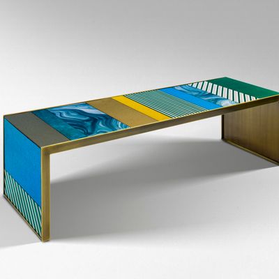 Coffee tables - Waterfall "Canal grande" table - CHAHAN GALLERY