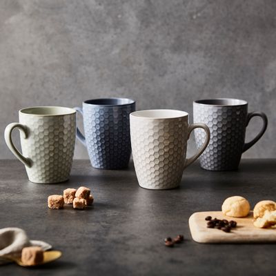 Mugs - Barbary & Oak Reef Set of 4 Mugs - RKW LTD - BARBARY & OAK