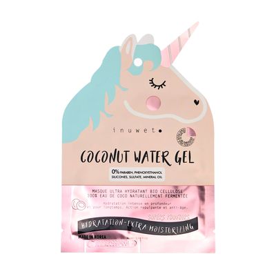Beauty products - Bio cellulose unicorn face mask coconut water - INUWET