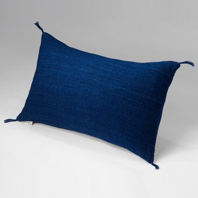 Coussins - Housse de coussin YAILUE en coton tissé à la main naturel teint à la main cousu à la main - HER WORKS