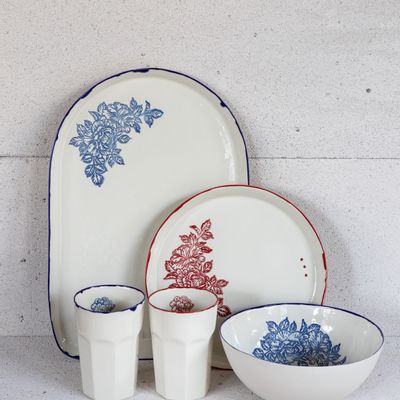 Platter and bowls - 27 cm plates - MONOLOGUE