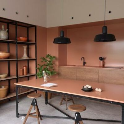 Kitchens furniture - Arcilla Red - COSENTINO