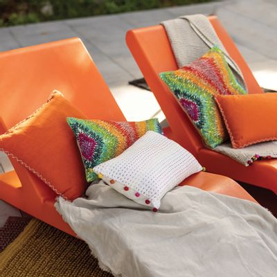 Fabric cushions - Embroidered cushions STELLA - MAISON VIVARAISE - SDE VIVARAISE WINKLER