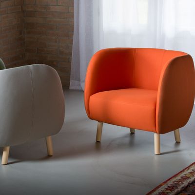 Chairs for hospitalities & contracts - Armchair Mousse P - CHAIRS & MORE