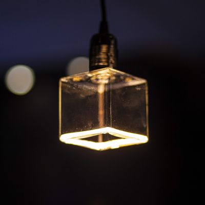 Decorative objects - LED FLOATING CUBE CLEAR GLASS - SEGULA LED LIGHTING