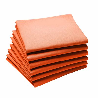 Linge de table textile - Cambrai Mandarine / Nappe et serviette - COUCKE