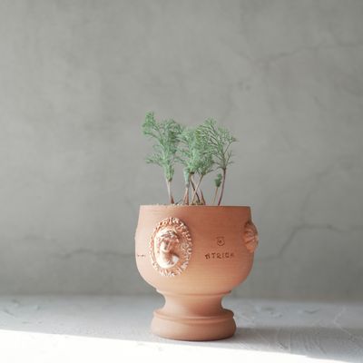 Poterie - Saint Graal, pot de fleurs, terre cuite artisanale - ATRIUM DESIGN STUDIO