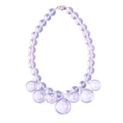 Jewelry - Statement Droplet necklace in pastel - LAJEWEL