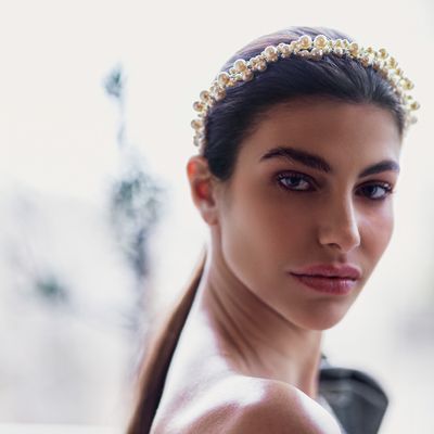 Serre-tête - Serre-tête en métal et perles TIAORA - VALÉRIE VALENTINE