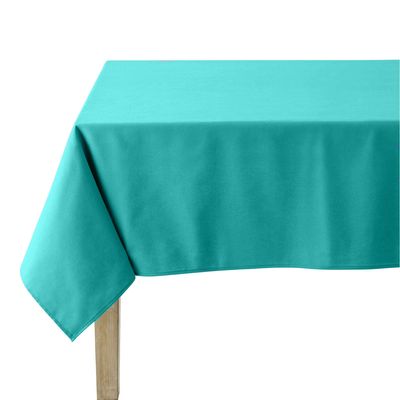 Tea towel - Cambrai Turquoise/Tablecloth and Napkin - COUCKE