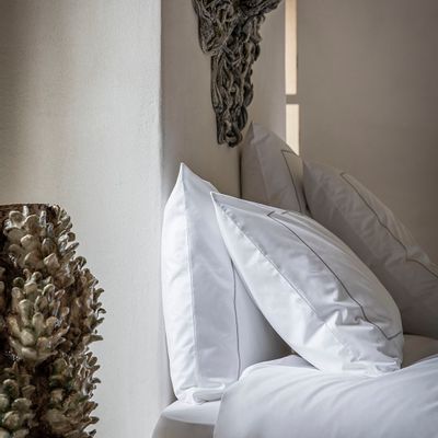 Bed linens - Sokotra pillow case - AIGREDOUX