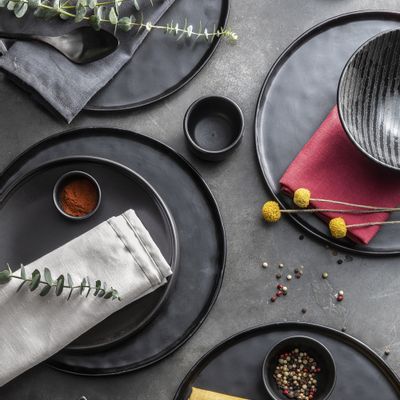 Table linen - La Lilloise Meringue/Tablecloth and napkin - COUCKE