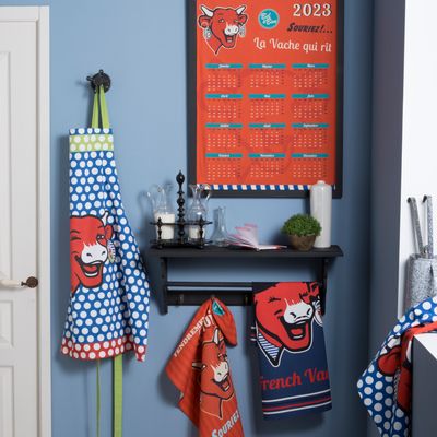 Tea towel - La Vache qui Rit - Calendrier 2023 / Tea towel - COUCKE