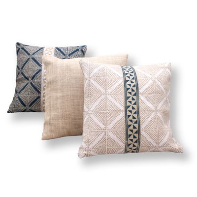 Coussins textile - Hand woven printed cushion cover - PASSA PAA