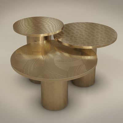 Coffee tables - Side table Gino1 - ATELIER LANDON