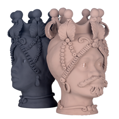 Vases - MOORISH HEADS - MOSCHE BIANCHE