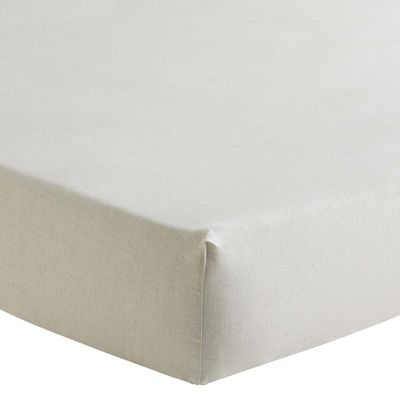 Bed linens - Ontario Natural - Métis linen fitted sheet - ALEXANDRE TURPAULT